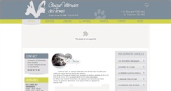 Desktop Screenshot of clinique-veterinaire-peypin.fr